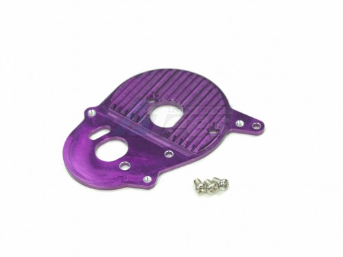 GPM Racing Team Losi Mini-Baja Aluminum Motor Heat Sink Plate Purple