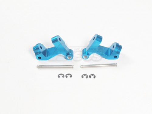 GPM Racing Team Losi Mini-T Aluminum Front Steering C-Hub Set Blue