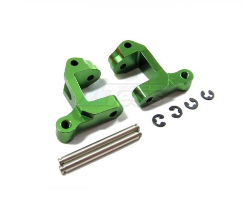 GPM Racing Team Losi Mini-Baja Aluminum Front Steering C-hub With Steel Pins -1pr Green