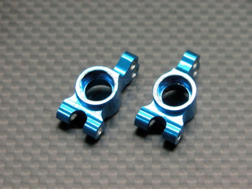 GPM Racing Team Losi Mini-T Aluminum Rear Hubs Set - 1PR Blue