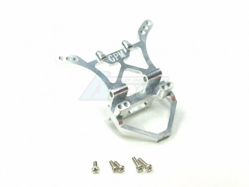 GPM Racing Team Losi Mini-T Aluminum Rear Shock Tower - 1Set Silver