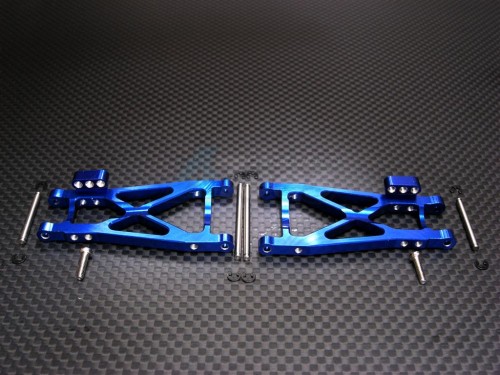 GPM Racing Team Losi Mini-T Aluminum Rear Lower Arms - 1PR Blue
