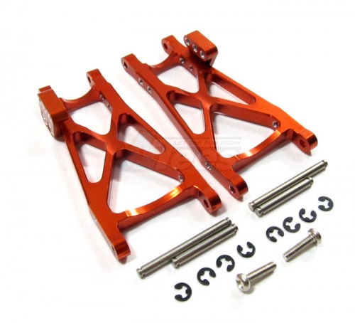 GPM Racing Team Losi Mini-Baja Aluminum Rear Lower Arm - 1pr Orange