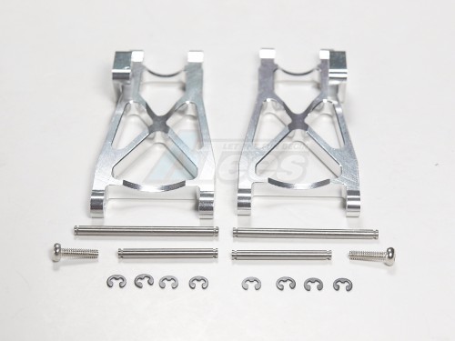GPM Racing Team Losi Mini-T Aluminum Rear Lower Arms - 1PR Silver