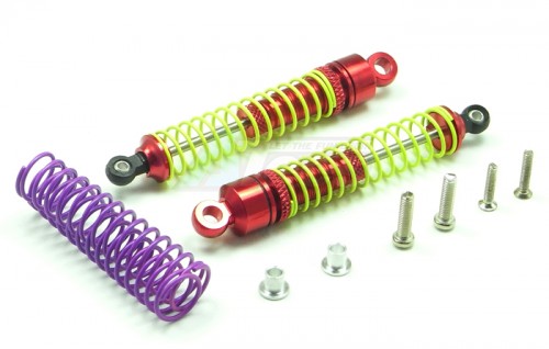 GPM Racing Team Losi Mini-T Aluminum Rear Adjustable Shocks 60MM - 1PR Red