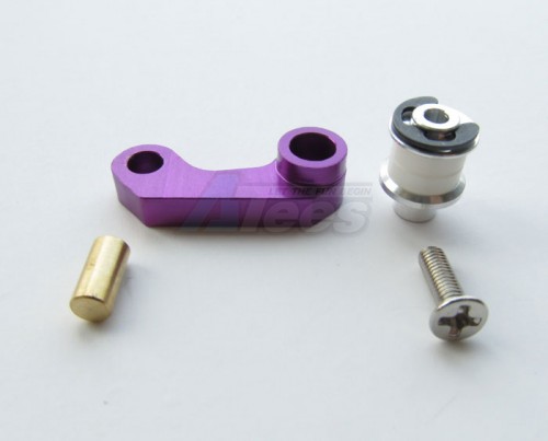 GPM Racing HPI Super Nitro RS4 Aluminum Front Adjustable Belt Tension Set Purple