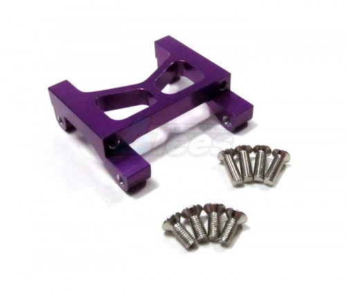 GPM Racing HPI Sprint 2 Aluminum Mount Connecting Main Chassis & Sub-Chassis Set Purple