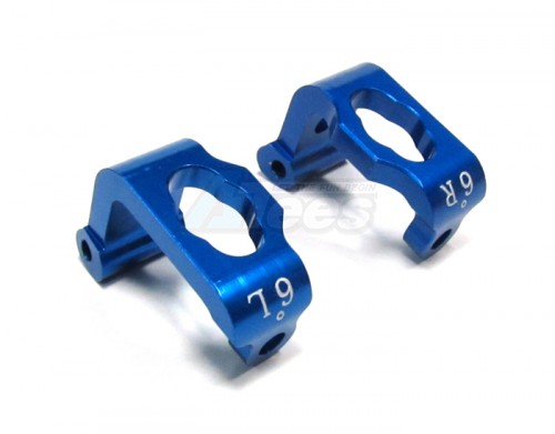 GPM Racing HPI Sprint 2 Aluminum Front C-hub - 1 Pair Blue