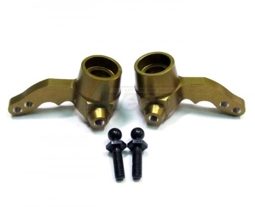 GPM Racing HPI Sprint 2 Aluminum Front Knuckle Arm 1 Pair Golden Black