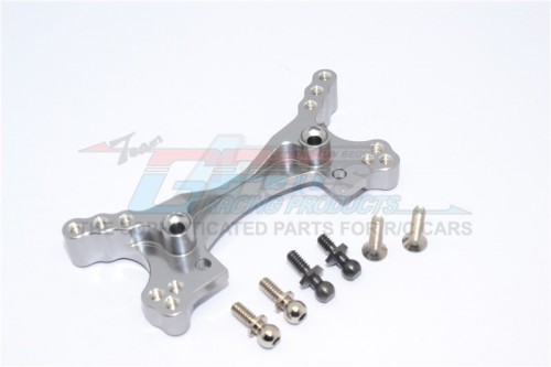 GPM Racing HPI Sprint 2 Aluminum Front Damper Plate - 1Set Silver