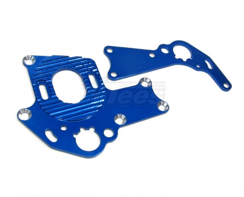 GPM Racing HPI Sprint 2 Aluminum Motor Mount 1 Set Blue