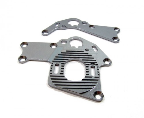 GPM Racing HPI Sprint 2 Aluminum Motor Mount 1 Set Gun Metal