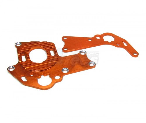 GPM Racing HPI Sprint 2 Aluminum Motor Mount 1 Set Orange