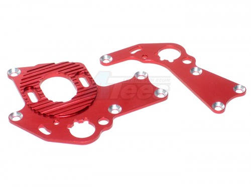 GPM Racing HPI Sprint 2 Aluminum Motor Mount 1 Set Red