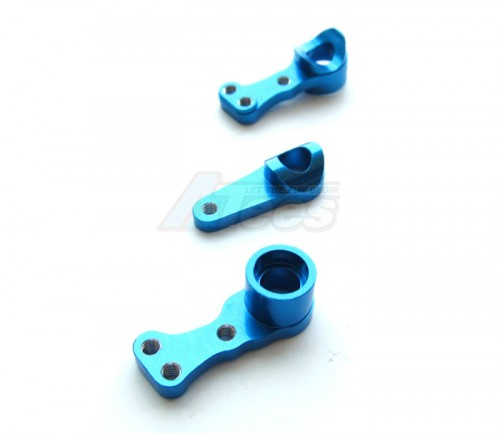 GPM Racing HPI Sprint 2 Aluminum Steering Assembly 1 Set Blue