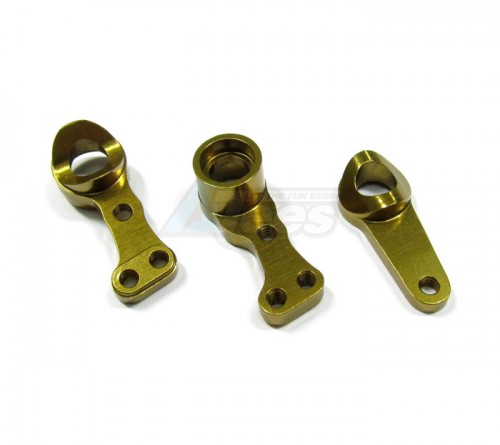 GPM Racing HPI Sprint 2 Aluminum Steering Assembly 1 Set Golden Black