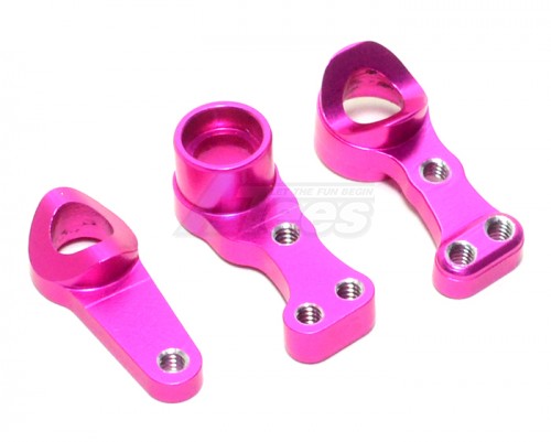 GPM Racing HPI Sprint 2 Aluminum Steering Assembly - 1set Pink