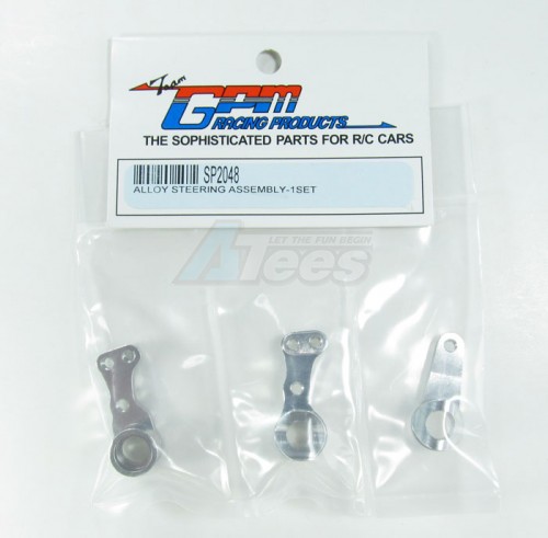 GPM Racing HPI Sprint 2 Aluminum Steering Assembly 1 Set Silver