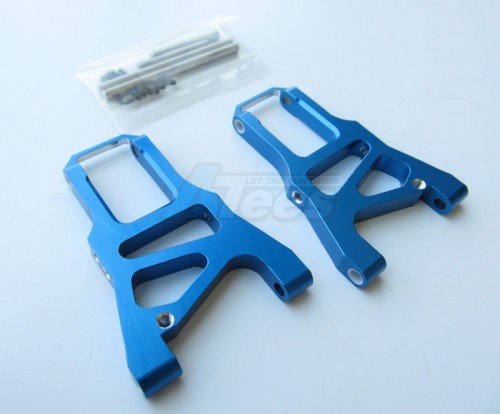 GPM Racing HPI Sprint 2 Aluminum Front Arm With Screws & Pins & E-clips 1 Pair Set Blue