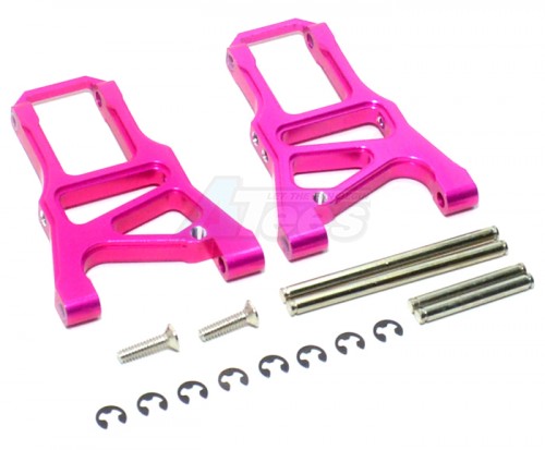GPM Racing HPI Sprint 2 Aluminum Front Arm With Screws & Pins & E-clips - 1pr Set Pink