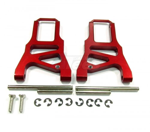 GPM Racing HPI Sprint 2 Aluminum Front Arm With Screws & Pins & E-clips 1 Pair Set Red