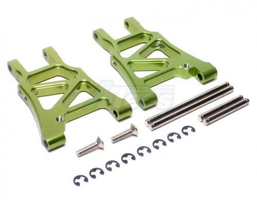 GPM Racing HPI Sprint 2 Aluminum Rear Arm With Screws & Pins & E-clips 1 Pair Set Light Green