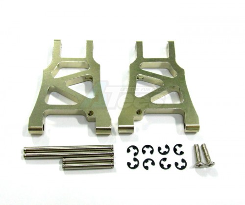 GPM Racing HPI Sprint 2 Aluminum Rear Arm With Screws & Pins & E-clips 1 Pair Set Titanium