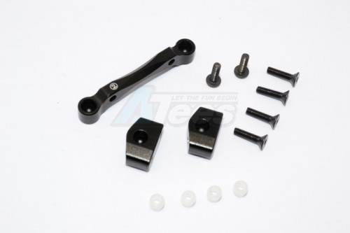 GPM Racing HPI RS4 SPORT 3 Aluminium Front Arm Bulk - 1Set Black