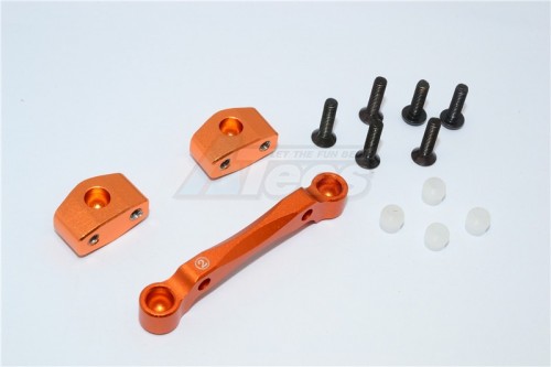 GPM Racing HPI RS4 SPORT 3 Aluminium Front Arm Bulk - 1Set Orange
