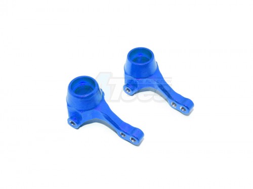 GPM Racing HPI RS4 SPORT 3 Aluminium Front Knuckle Arm - 1Pair Blue