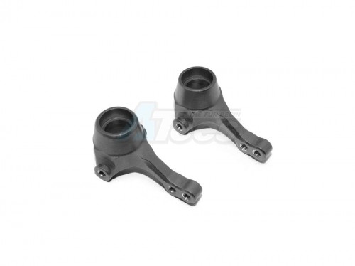 GPM Racing HPI RS4 SPORT 3 Aluminium Front Knuckle Arm - 1Pair Black