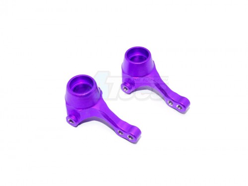 GPM Racing HPI RS4 SPORT 3 Aluminium Front Knuckle Arm - 1Pair Purple