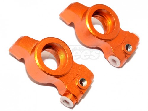 GPM Racing HPI RS4 SPORT 3 Aluminium Rear Knuckle Arm - 1Pair Orange