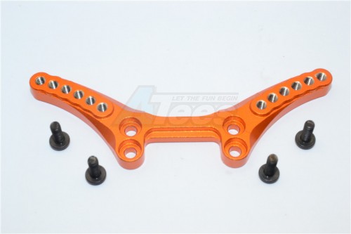 GPM Racing HPI RS4 SPORT 3 Aluminium Front Shock Tower - 1Pc Set Orange