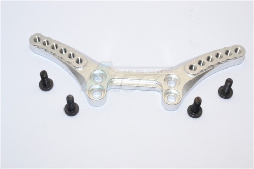GPM Racing HPI RS4 SPORT 3 Aluminium Front Shock Tower - 1Pc Set Silver