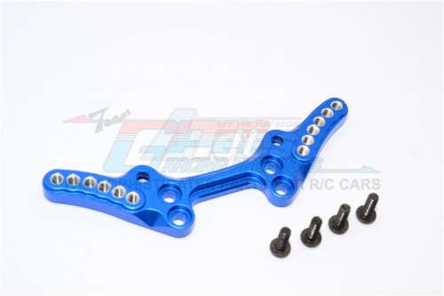 GPM Racing HPI RS4 SPORT 3 Aluminium Rear Shock Tower - 1Pc Set Blue