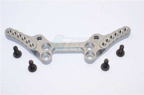 GPM Racing HPI RS4 SPORT 3 Aluminium Rear Shock Tower - 1Pc Set Gun Metal