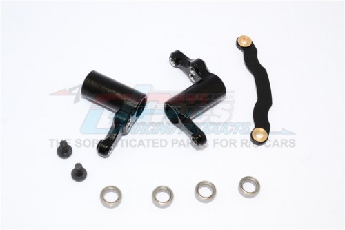 GPM Racing HPI RS4 SPORT 3 Aluminium Steering Assembly - 1Set Black