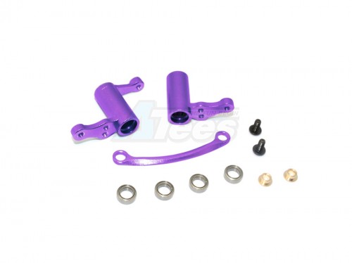 GPM Racing HPI RS4 SPORT 3 Aluminium Steering Assembly - 1Set Purple