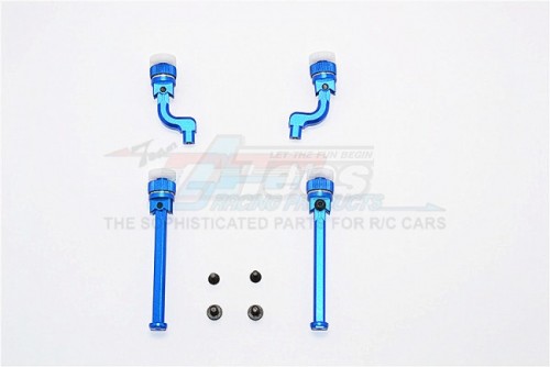 GPM Racing HPI RS4 SPORT 3 Aluminium Front+Rear Magnet Body Mount For Bmw M3 E30 - 1Set Blue