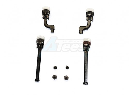 GPM Racing HPI RS4 SPORT 3 Aluminium Front+Rear Magnet Body Mount For Bmw M3 E30 - 1Set Black