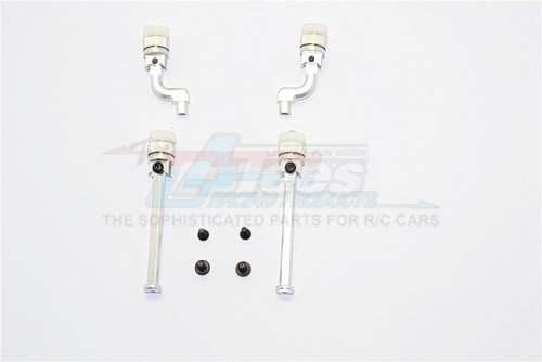GPM Racing HPI RS4 SPORT 3 Aluminium Front+Rear Magnet Body Mount For Bmw M3 E30 - 1Set Silver