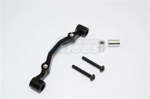 GPM Racing HPI RS4 SPORT 3 Aluminium Rear Body Mount - 1Pc Set Black