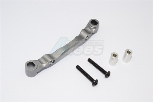 GPM Racing HPI RS4 SPORT 3 Aluminium Rear Body Mount - 1Pc Set Gun Metal