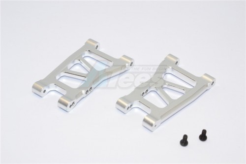 GPM Racing Traxxas LaTrax SST Aluminium Front/Rear Suspension Arm - 1pr Silver