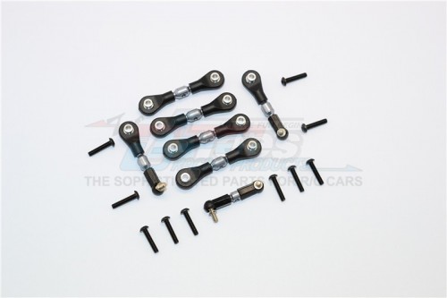 GPM Racing Traxxas LaTrax Teton Aluminium Completed Tie Rod - 7Pcs Set Silver