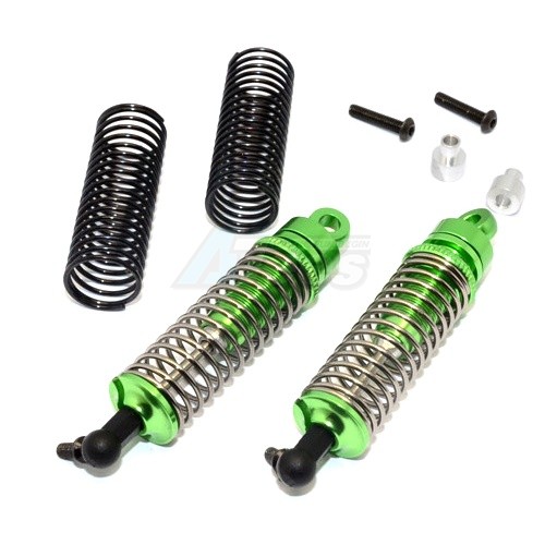 GPM Racing Traxxas LaTrax SST Aluminium Front/Rear Damper (57mm) - 1 pair set Green