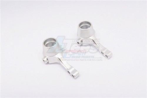 GPM Racing Gmade Komodo Aluminium Front Knuckle Arm - 1Pr Silver