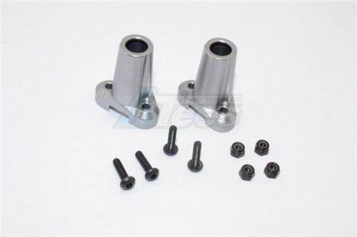 GPM Racing Gmade Komodo Aluminium Straight Axle Adapter - 1Pair Set New Version Gun Metal
