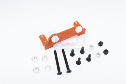 GPM Racing Gmade Sawback Aluminium Servo Mount - 1Pc Set Orange